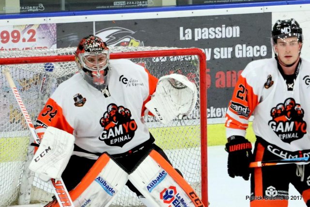 Photo hockey match Nice - Epinal  le 17/11/2017