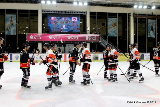 Photo hockey match Nice - Epinal  le 17/11/2017