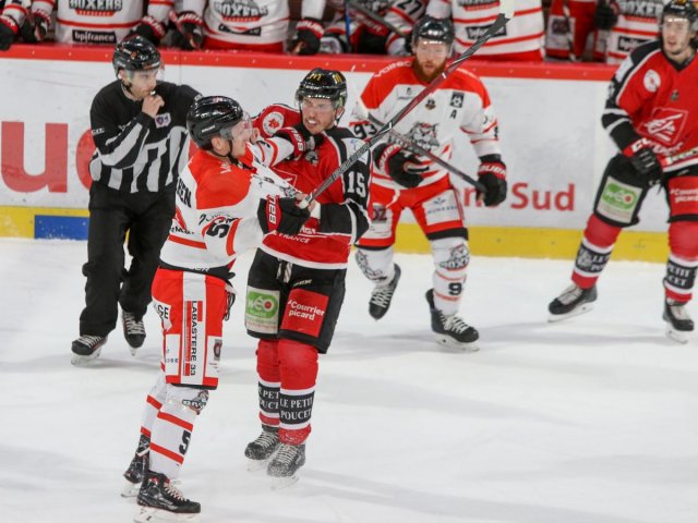 Photo hockey match Amiens  - Bordeaux le 17/11/2017