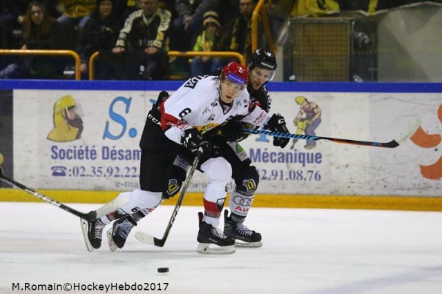 Photo hockey match Rouen - Chamonix  le 24/11/2017