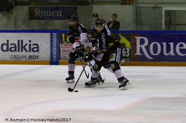 Photo hockey match Rouen - Chamonix  le 24/11/2017
