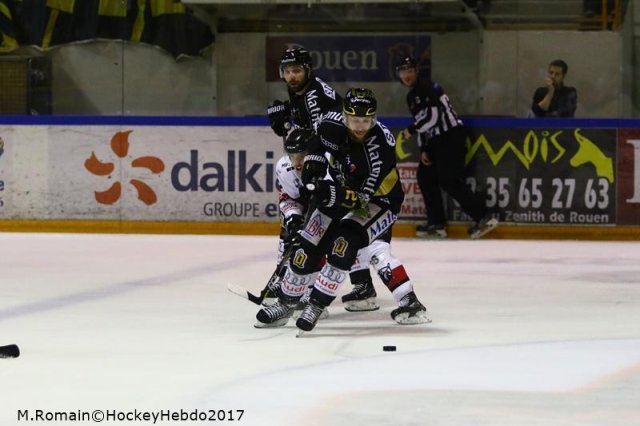Photo hockey match Rouen - Chamonix  le 24/11/2017