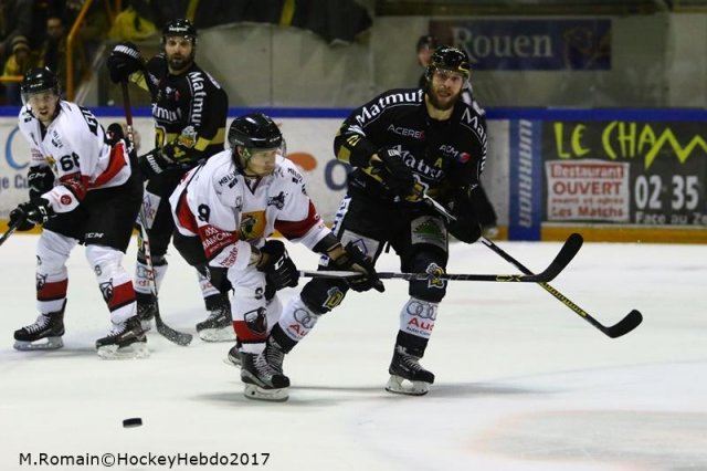 Photo hockey match Rouen - Chamonix  le 24/11/2017