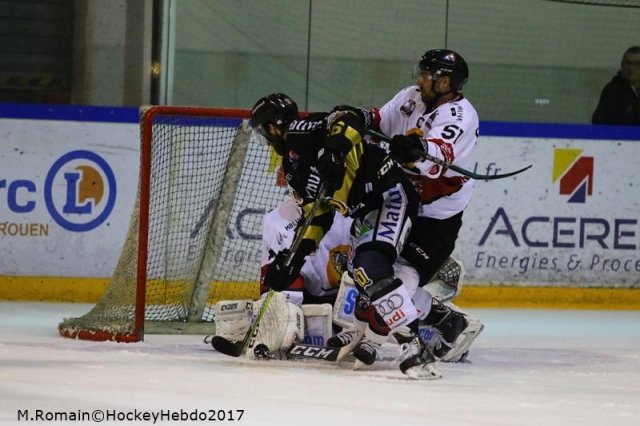 Photo hockey match Rouen - Chamonix  le 24/11/2017