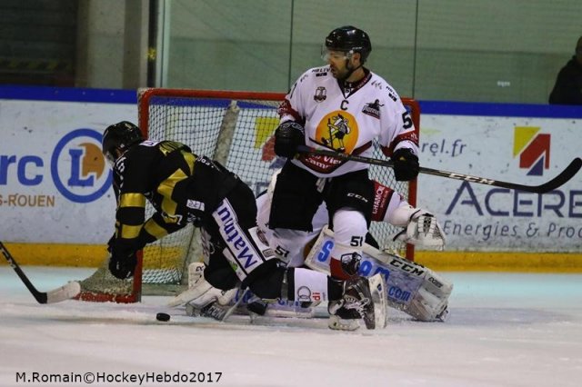 Photo hockey match Rouen - Chamonix  le 24/11/2017