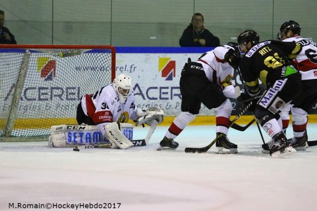 Photo hockey match Rouen - Chamonix  le 24/11/2017
