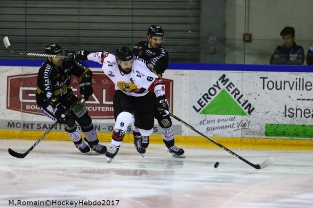 Photo hockey match Rouen - Chamonix  le 24/11/2017