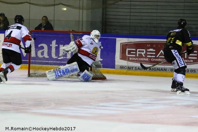 Photo hockey match Rouen - Chamonix  le 24/11/2017