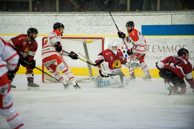 Photo hockey match Chamonix  - Bordeaux le 26/11/2017