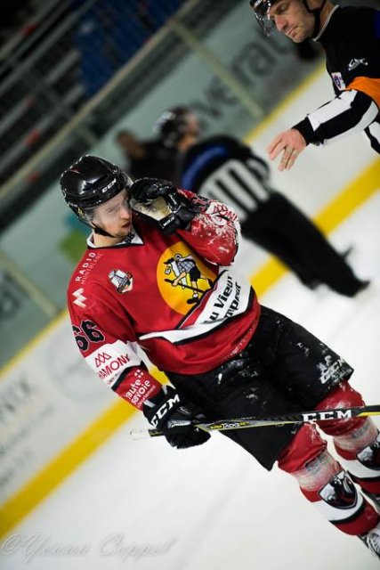 Photo hockey match Chamonix  - Bordeaux le 26/11/2017