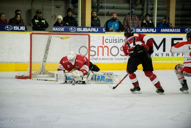 Photo hockey match Chamonix  - Bordeaux le 26/11/2017