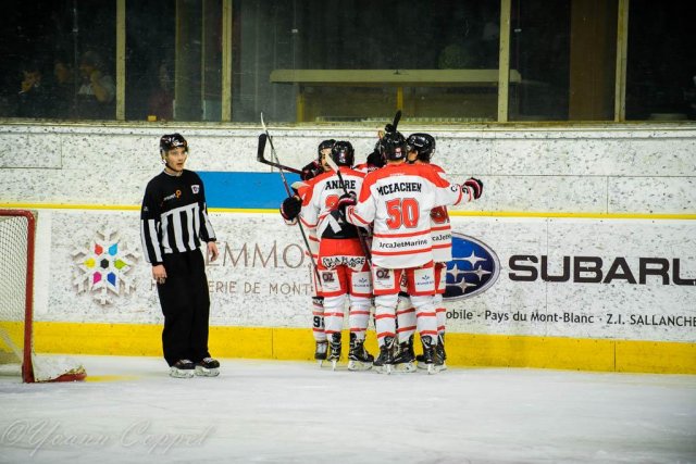 Photo hockey match Chamonix  - Bordeaux le 26/11/2017