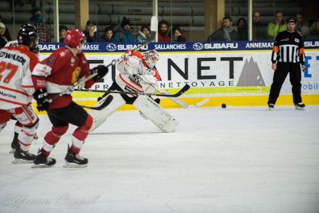 Photo hockey match Chamonix  - Bordeaux le 26/11/2017