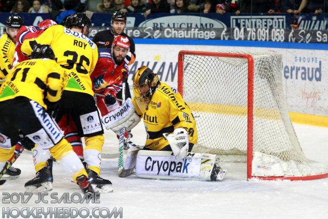 Photo hockey match Grenoble  - Rouen le 26/11/2017