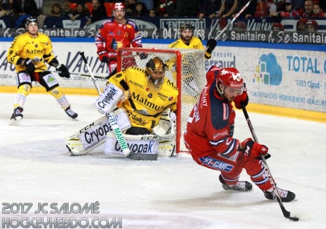 Photo hockey match Grenoble  - Rouen le 26/11/2017