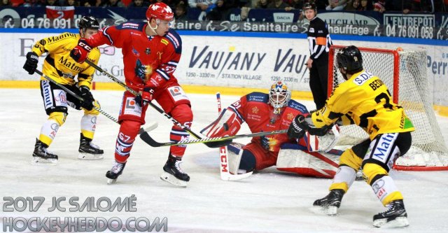 Photo hockey match Grenoble  - Rouen le 26/11/2017
