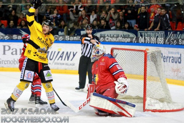 Photo hockey match Grenoble  - Rouen le 26/11/2017