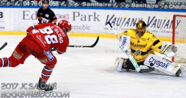 Photo hockey match Grenoble  - Rouen le 26/11/2017