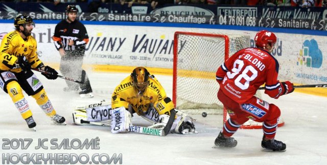 Photo hockey match Grenoble  - Rouen le 26/11/2017
