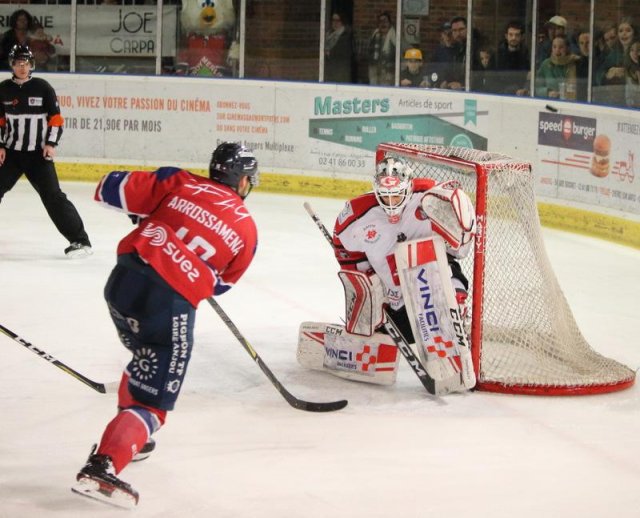 Photo hockey match Angers  - Amiens  le 24/11/2017