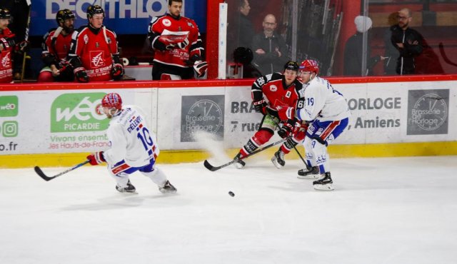 Photo hockey match Amiens  - Lyon le 26/11/2017