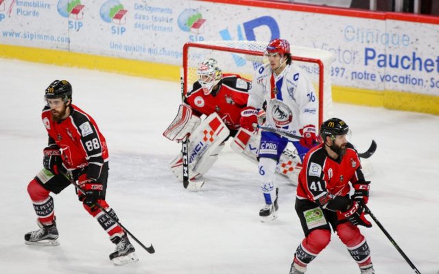 Photo hockey match Amiens  - Lyon le 26/11/2017