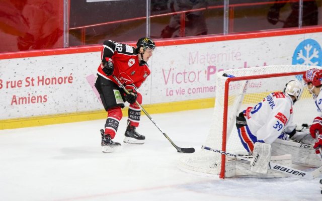 Photo hockey match Amiens  - Lyon le 26/11/2017