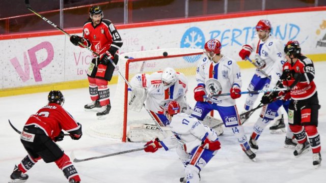 Photo hockey match Amiens  - Lyon le 26/11/2017