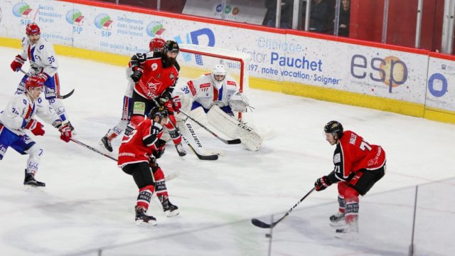 Photo hockey match Amiens  - Lyon le 26/11/2017