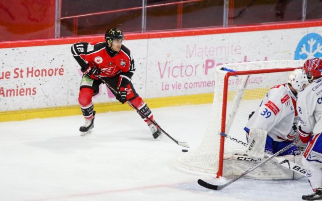 Photo hockey match Amiens  - Lyon le 26/11/2017