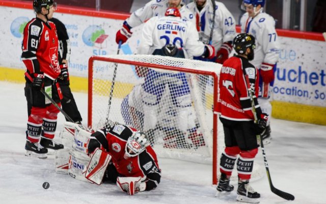 Photo hockey match Amiens  - Lyon le 26/11/2017