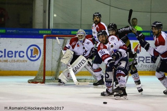 Photo hockey match Rouen - Angers  le 28/11/2017