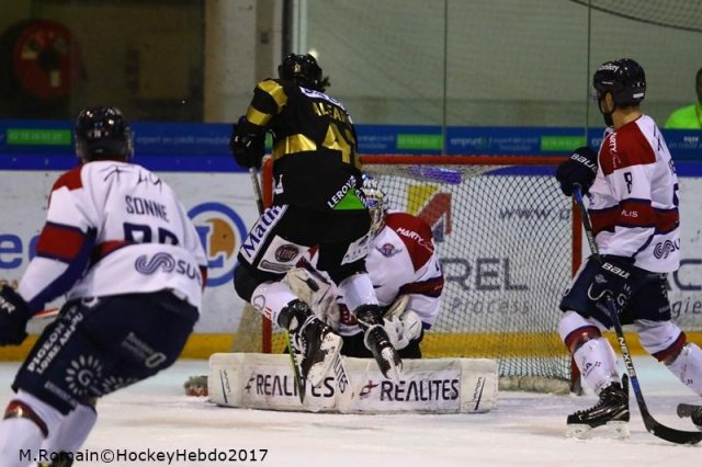 Photo hockey match Rouen - Angers  le 28/11/2017