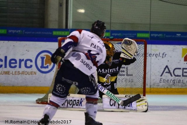 Photo hockey match Rouen - Angers  le 28/11/2017