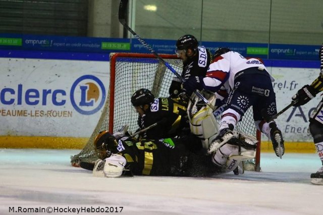Photo hockey match Rouen - Angers  le 28/11/2017