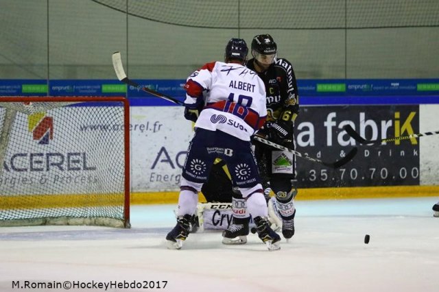 Photo hockey match Rouen - Angers  le 28/11/2017