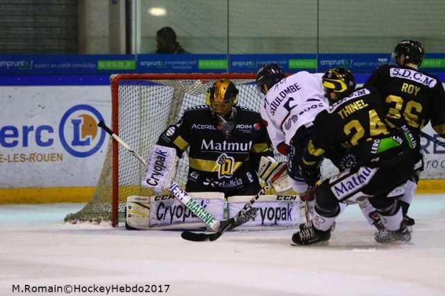 Photo hockey match Rouen - Angers  le 28/11/2017