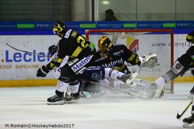 Photo hockey match Rouen - Angers  le 28/11/2017