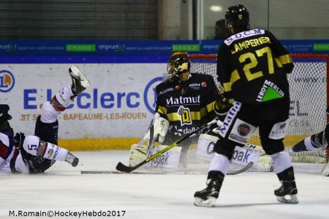 Photo hockey match Rouen - Angers  le 28/11/2017