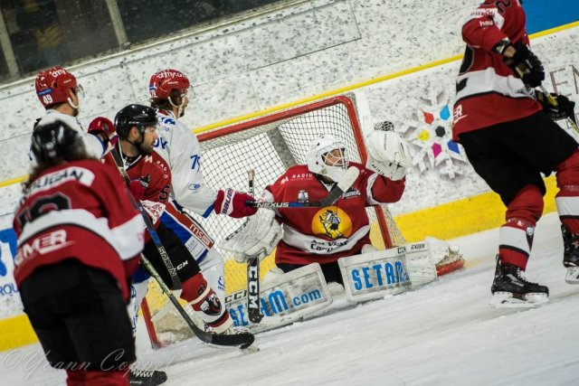 Photo hockey match Chamonix  - Lyon le 01/12/2017