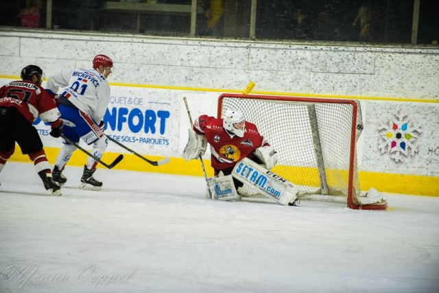 Photo hockey match Chamonix  - Lyon le 01/12/2017