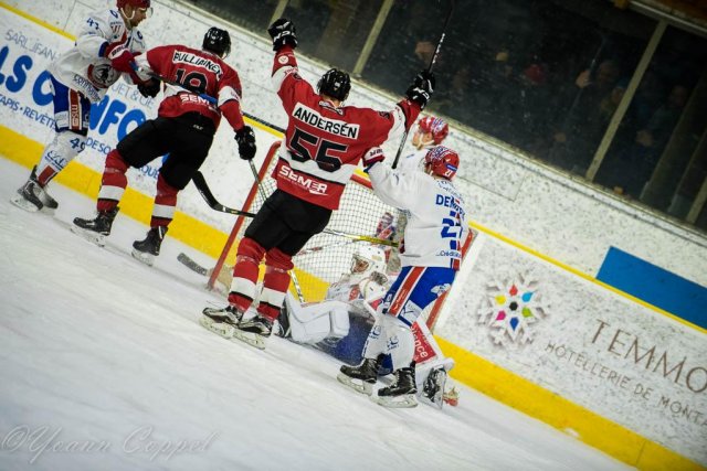 Photo hockey match Chamonix  - Lyon le 01/12/2017