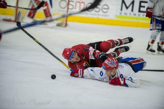 Photo hockey match Chamonix  - Lyon le 01/12/2017