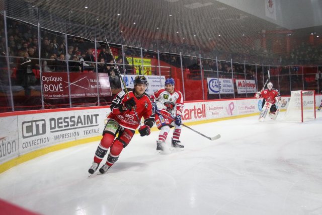 Photo hockey match Amiens  - Mulhouse le 01/12/2017