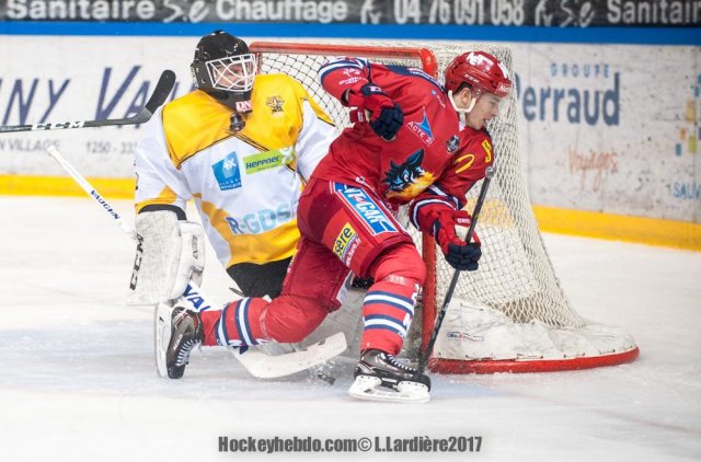 Photo hockey match Grenoble  - Strasbourg  le 05/12/2017