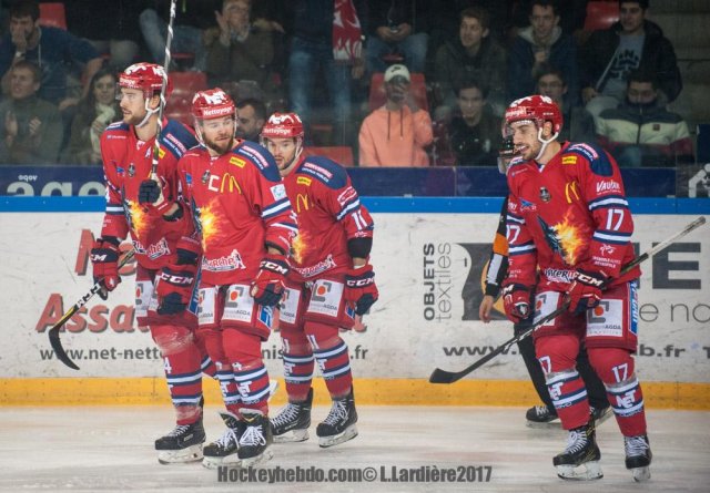 Photo hockey match Grenoble  - Strasbourg  le 05/12/2017