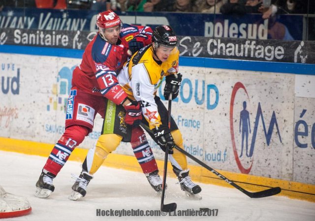 Photo hockey match Grenoble  - Strasbourg  le 05/12/2017