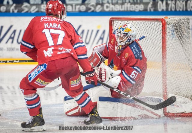 Photo hockey match Grenoble  - Strasbourg  le 05/12/2017