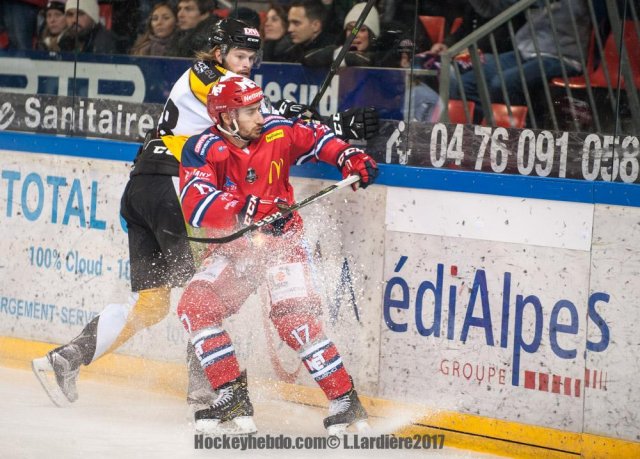 Photo hockey match Grenoble  - Strasbourg  le 05/12/2017