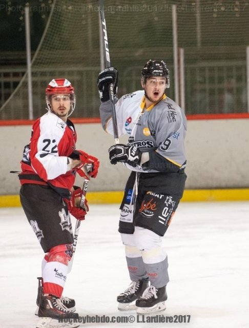 Photo hockey match Annecy - Brest  le 02/12/2017